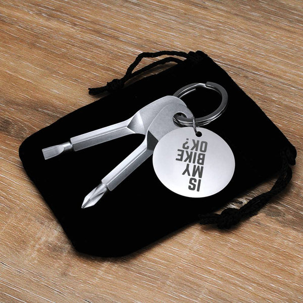 gifts for cyclists keyring screwdriver set