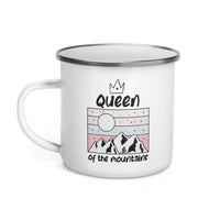 Enamel Mug QOM Cyclist Gift