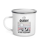 Enamel Mug QOM Cyclist Gift