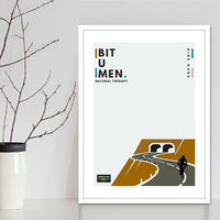 Mountain bike and road cyclist wall art poster series. Cycling art prints and MTB posters designed for wall decor for art mad cyclists.