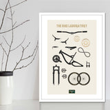 Mountain bike and road cyclist wall art poster series. Cycling art prints and MTB posters designed for wall decor for art mad cyclists.