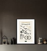 Mountain bike and road cyclist wall art poster series. Cycling art prints and MTB posters designed for wall decor for art mad cyclists.