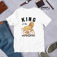 dad kom king of the mountain cycling t shirt