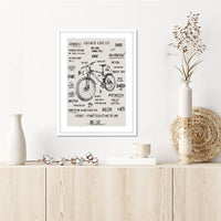 cycling poster under $50