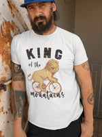 kom king of the mountain casual cycling jersery tshirt